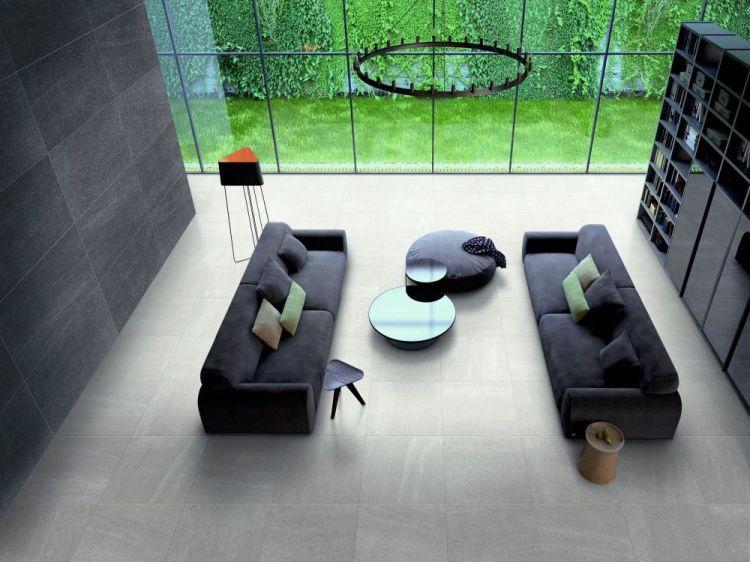 Elysium Tiles, Porcelain Tiles, Basalt White, 24" x 48"