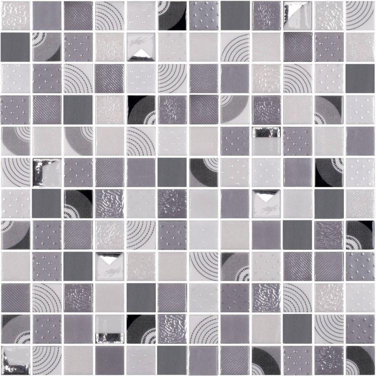 Elysium Tiles, Mosaic Glass, Chroma, Multi-size