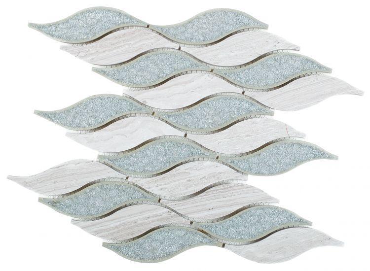 Elysium Tiles, Mosaic Glass, Pontus, Multi-size