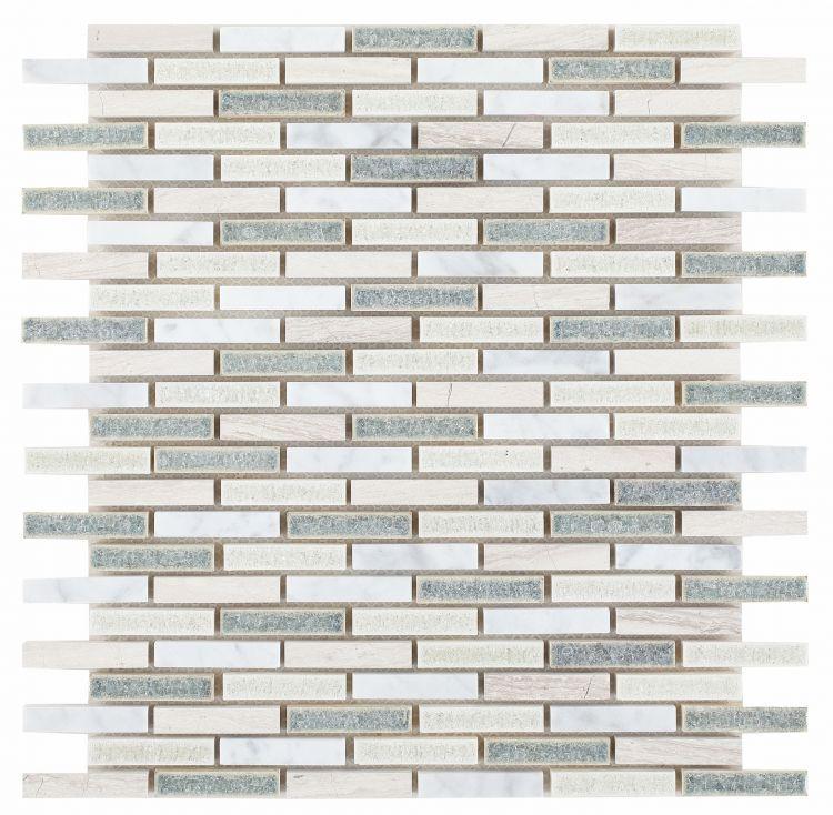 Elysium Tiles, Mosaic Glass, Swiss, Multi-size