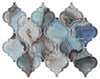Elysium Tiles, Glass Mosaic, Aladdin, Multi-color, Multi-size