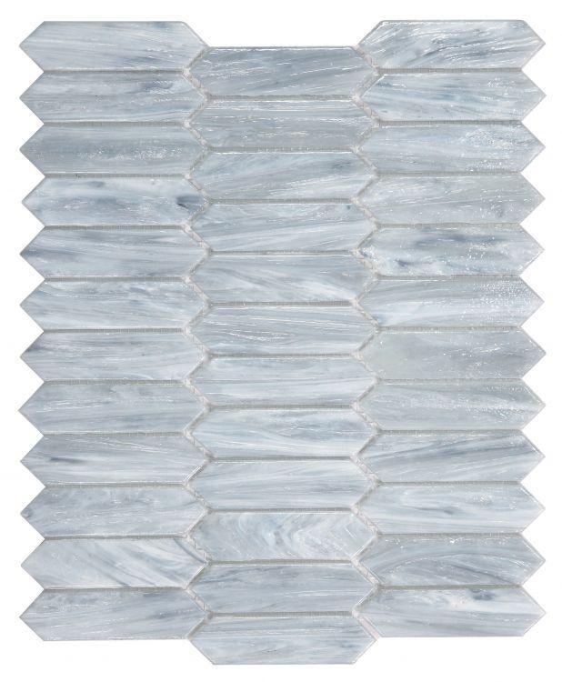 Elysium Tiles, Mosaic Glass, Arrow, Multi-color, 10.25" x 12.5"