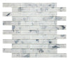 Elysium Tiles, Mosaic Glass, Watercolor, Multi-color, 11.75" x 11.75"
