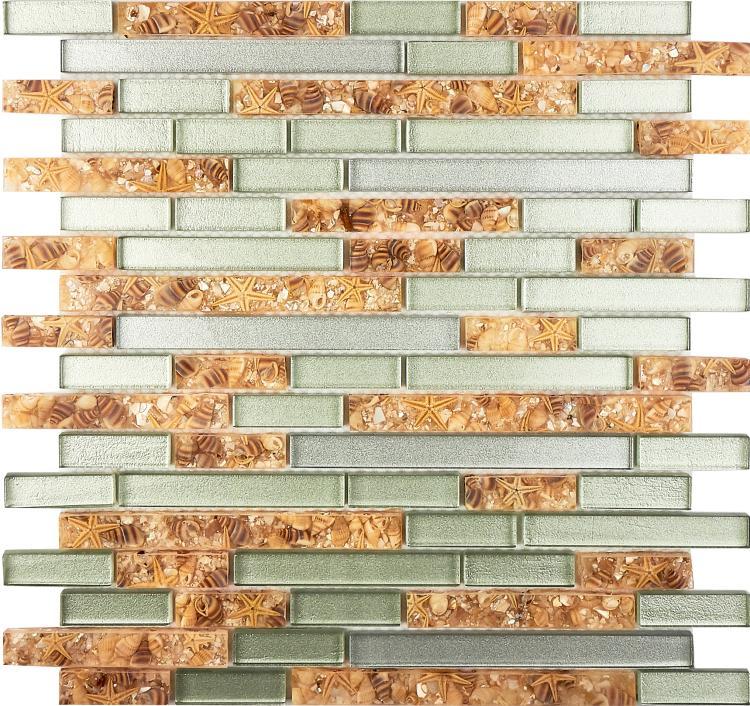 Elysium Tiles, Mosaic Glass, Pelasgus, Multi-size
