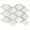 Elysium Tiles, Mosaic Glass, Howlite, 10" x 13.25"