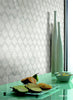 Elysium Tiles, Mosaic Glass, Howlite, 10" x 13.25"