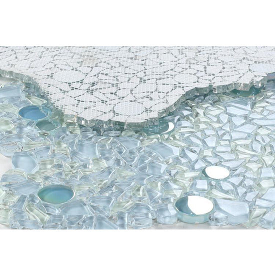 Elysium Tiles, Mosaic Glass, Shimmer, Multi-size