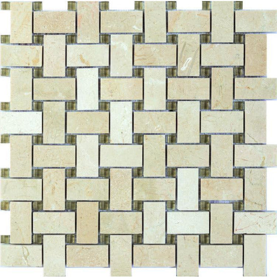 Elysium Tiles, Mosaic Glass, Cross, Multi-size