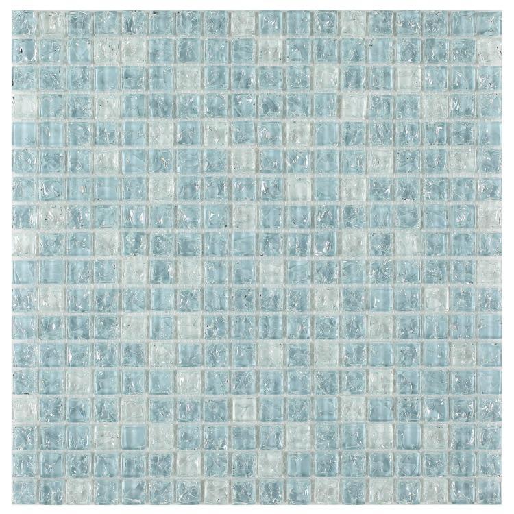 Elysium Tiles, Mosaic Glass, Icy, Multi-size