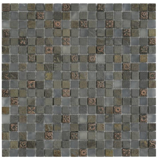 Elysium Tiles, Mosaic Glass, Aries, Multi-size