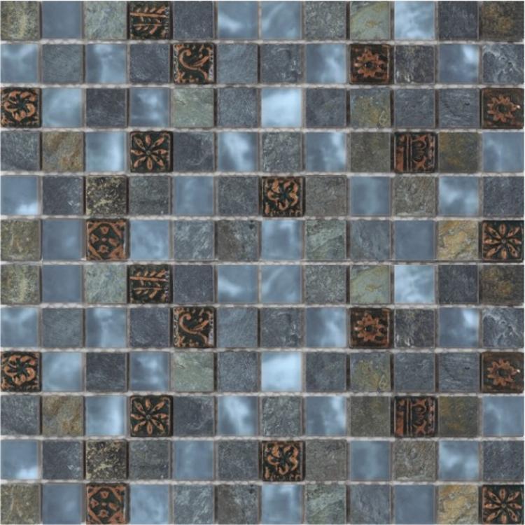 Elysium Tiles, Mosaic Glass, Aries, Multi-size