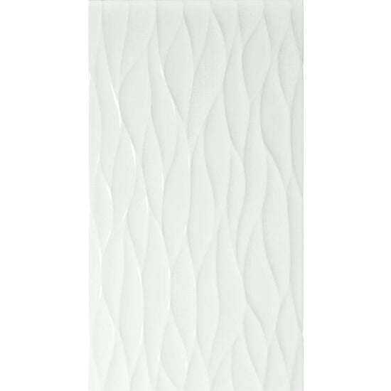 Elysium Tiles, Ceramic Tile, Iris Nacar B Hojas, 13" x 24"