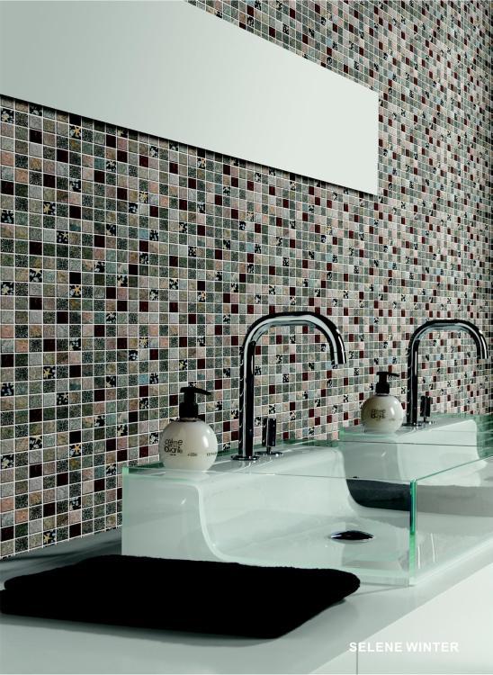 Elysium Tiles, Mosaic Glass, Selene, Multi-size