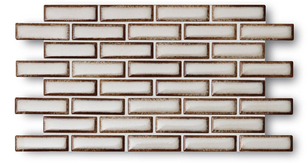 Cepac Porcelain Mosaic Tiles, Frost Proof/Acid Resistant, Krave, Multi-color, 9 /16″ × 2″