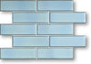 Cepac Porcelain Mosaic Tiles, Frost Proof/Acid Resistant, Rhine, Multi-color, 1-3/4″ x 5-3/4″