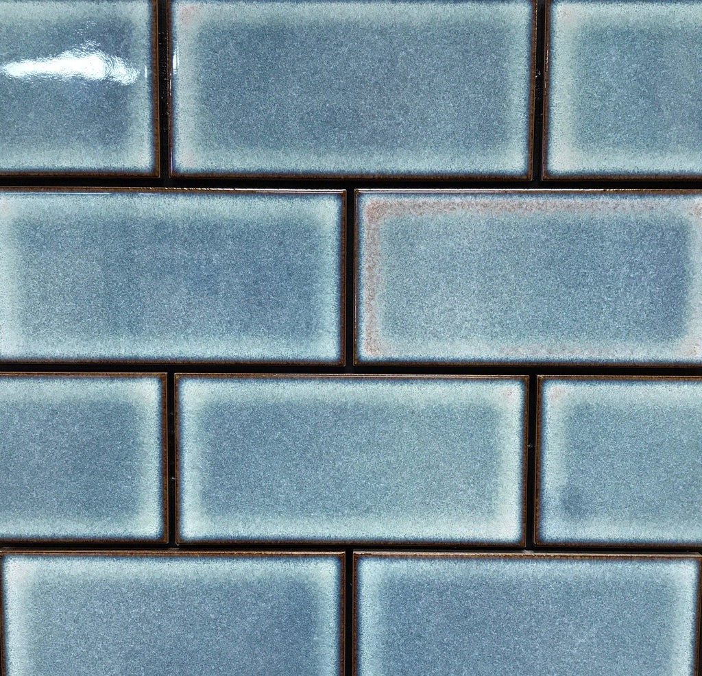 Cepac Porcelain Mosaic Tiles, Frost Proof/Acid Resistant, Continental Subway, Multi-color, 3″ x 6″