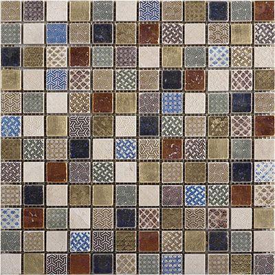 Porcelanosa Mosaics Tile, Ancient, Multi-Color