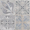 Porcelanosa Floor Tile, Antique, Multi-Color, 23" x 23"
