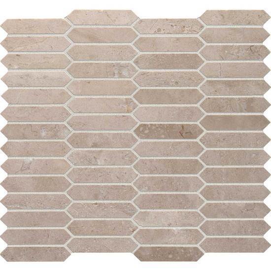 American Olean Natural Stone, Mosaic Tile, Candora Collection, Multi-Color, 12x14