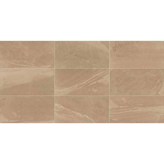 American Olean Glazed Porcelain Floor Tile with StepWise, Merit Collection, Multi-Color, 12x24