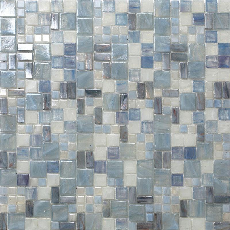 Mir Mosaic, Alma Tiles, Glamour Collection, Multi-color, 12.4" x 12.6"