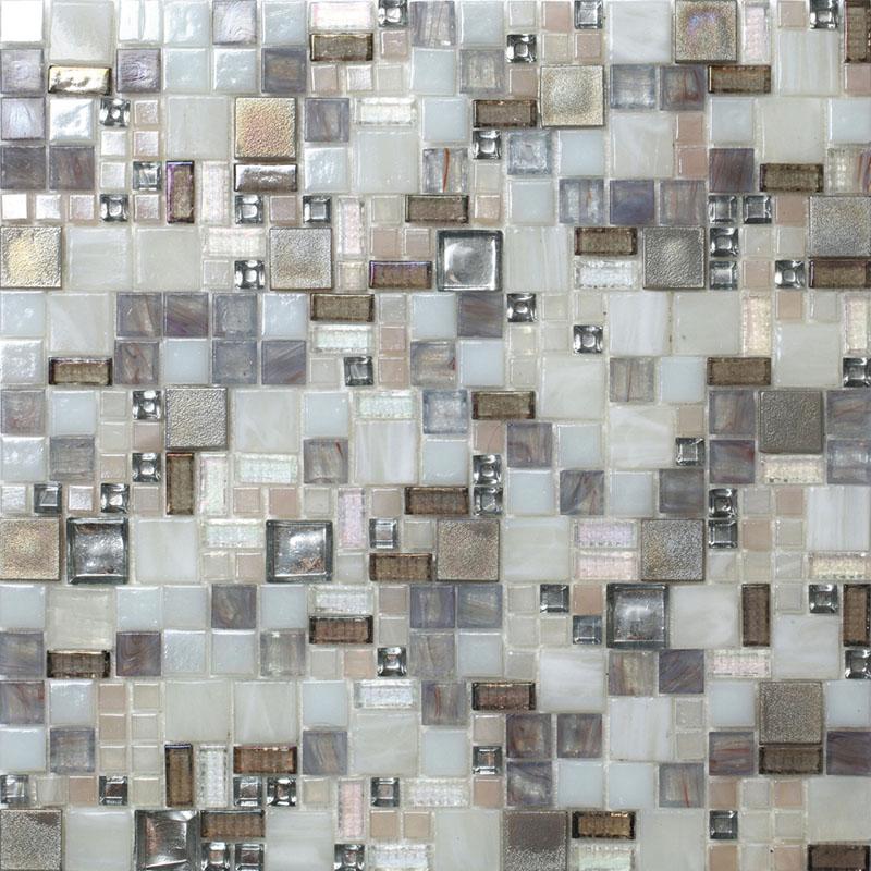 Mir Mosaic, Alma Tiles, Glamour Collection, Multi-color, 12.4" x 12.6"