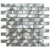 Soho Studio Metal Tiles, Aluminum Silver, Multi-Color, 12x12