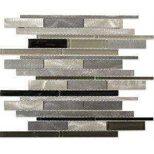 Soho Studio Metal Tiles, Aluminum, Multi-Color, 12x12