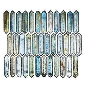Soho Studio Glass Tile, Artemis, Multi-color, 12x10