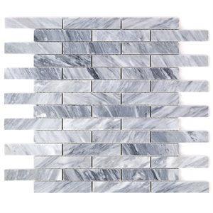 Soho Studio Marble Tiles, Bardiglio Nuvolato, Multi-Color, 12x12