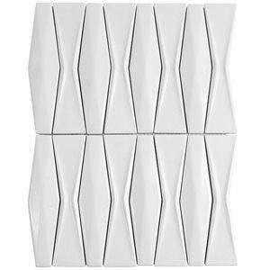 Soho Studio Ceramics Tiles, Baraque Adwick, Multi-Color, 12x16
