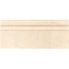 Soho Studio Marble Tiles, Base Molding, Multi-Color, 4x12