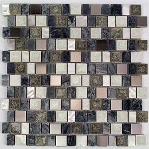 Soho Studio Marble Tiles, Bijou, Multi-Color, 12x12