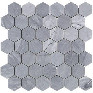 Soho Studio Marble Tiles, Burlington Gray, Multi-Color, 12x12
