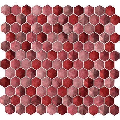 Porcelanosa Mosaics Tile, Colors Aluminium, Multi-Color