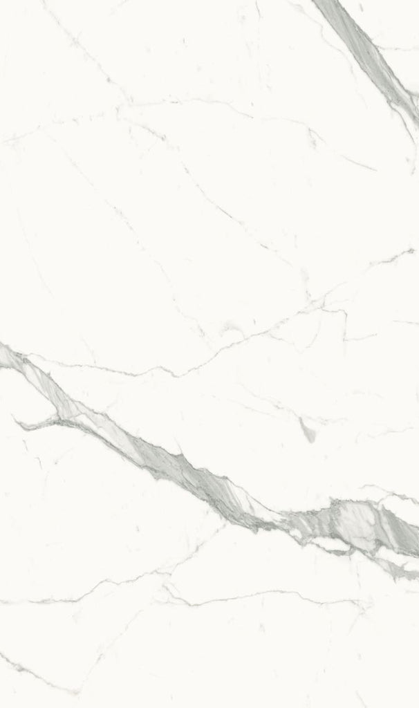 SapienStone, Book-matched Porcelain Slab, Silky/Polished, Calacatta Statuario Mirrored, 126" x 60"