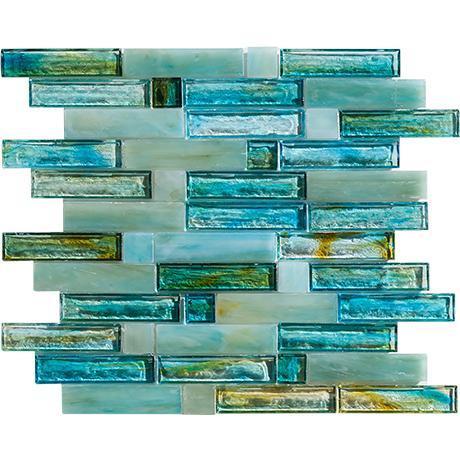 Marazzi Glass, Wall Tile, Caicos™, Multi-Color