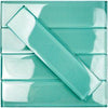 Soho Studio Glass Tile, Crystal Polished, Multi-color, 2x8