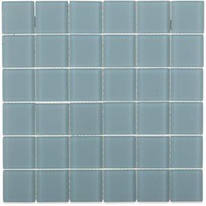 Soho Studio Glass Tile, Crystal Frosted, Multi-color, 12x12