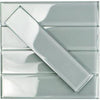 Soho Studio Glass Tile, Crystal Polished, Multi-color, 2x8