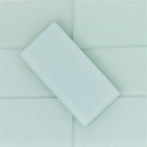 Soho Studio Glass Tile, Crystal Frosted, Multi-color, 3x6