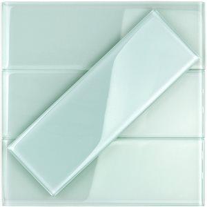 Soho Studio Glass Tile, Crystal Polished, Multi-color, 4x12