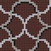 Mir Mosaic, Alma Tiles, Patterns 0.8" Collection, Multi-color, 12.9" x 12.9"