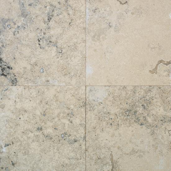 American Olean Natural Stone, Floor Tile, Limestone Collection, Multi-Color, 12x12