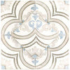 Soho Studio Porcelain Tiles, Decor, Multi-Color, 8x8