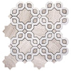 Mir Mosaic, Skalini Tiles, Waterjet Collection, Fiore 5, 12.4" x 12.4"