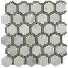 Soho Studio Marble Tiles, Honeycomb, Multi-Color, 11x12