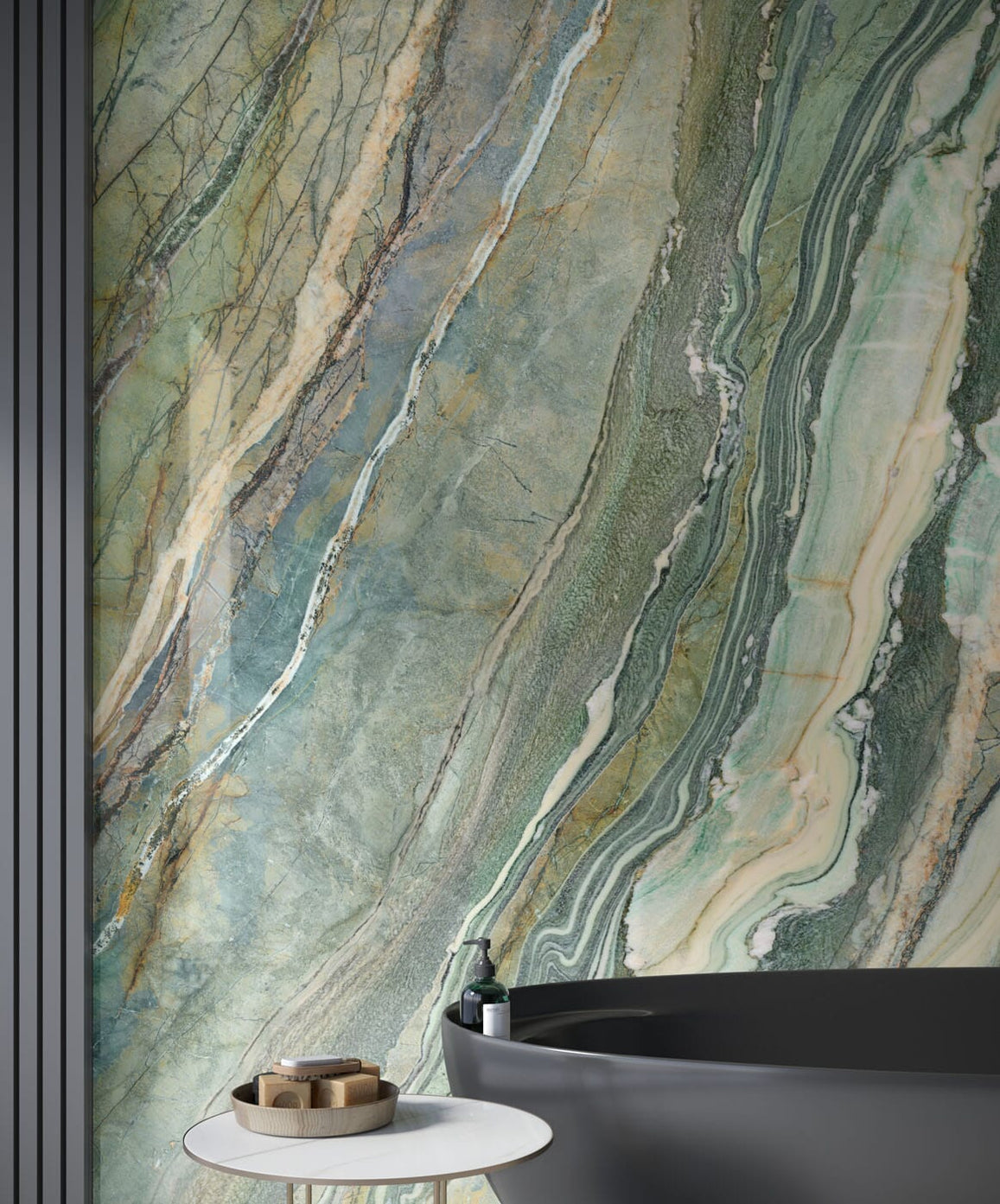 Infinity, Ceramic Slabs, Royal Peacock MB20 – Factor Home & Design