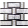 Soho Studio Marble Tiles, Interlace, Multi-Color, 12x12