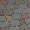 DaVinci Composite Roof Scapes, Multi-Width Slate Roof Tile, Multi-Color